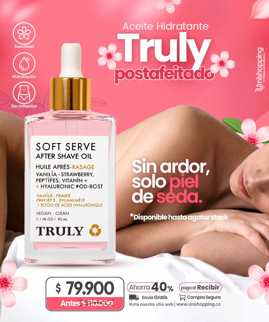 Aceite Truly-Post afeitado y Anti manchas