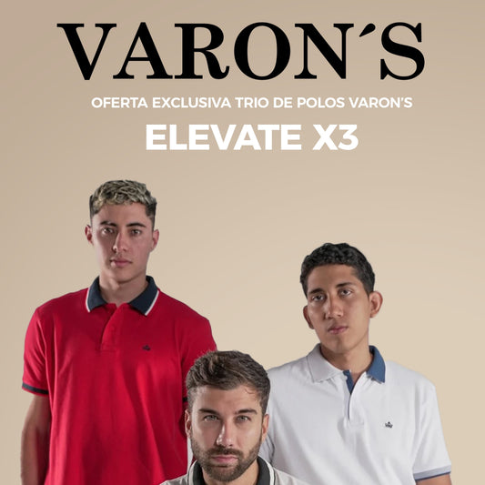 🔥 Trío Polo Varon's Elevate🔥✨/ Hombres con estilo✨