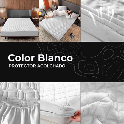 🔥 Pack Ultra Protección 🔥 Protector Antifluido + 2 Fundas de Regalo 🛏️💦✨ ¡Duerme seguro y cómodo! 😴💖