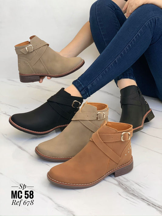 👢Botin Style Corte medio✨