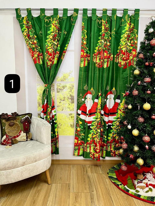Cortinas Doble navideñas