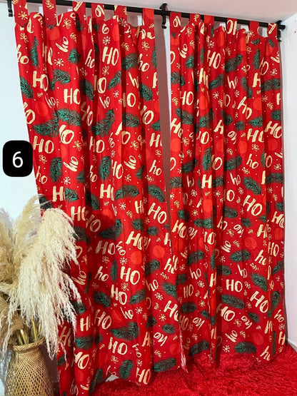 Cortinas Doble navideñas