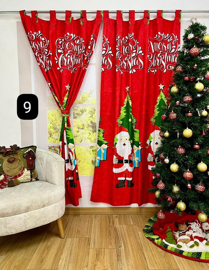 Cortinas Doble navideñas