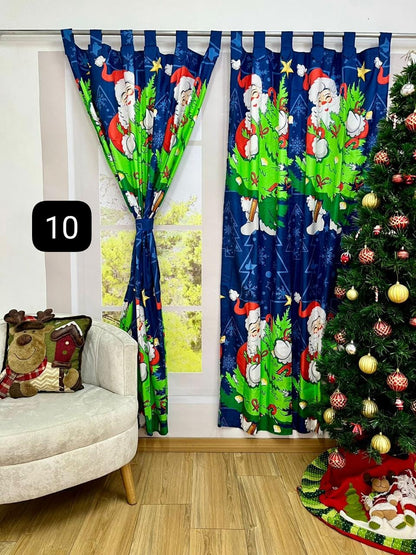 Cortinas Doble navideñas