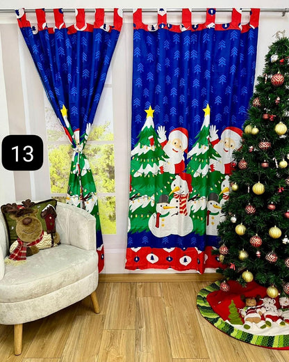 Cortinas Doble navideñas