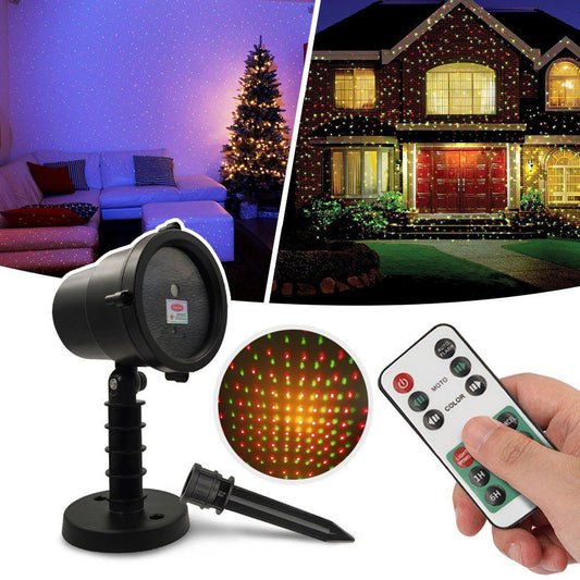 🎄Proyector Navideño/ Laser Control Remoto🎇