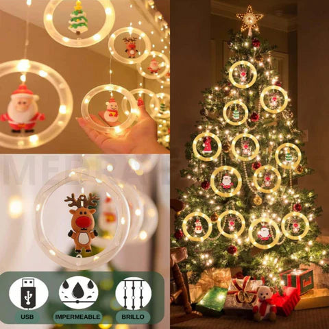 🎄✨Aros Mágicos Luces Navideñas✨🎅