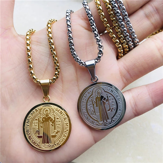 ✨ "Collar Protector de San Benito: Bendición y Defensa Espiritual" ✨