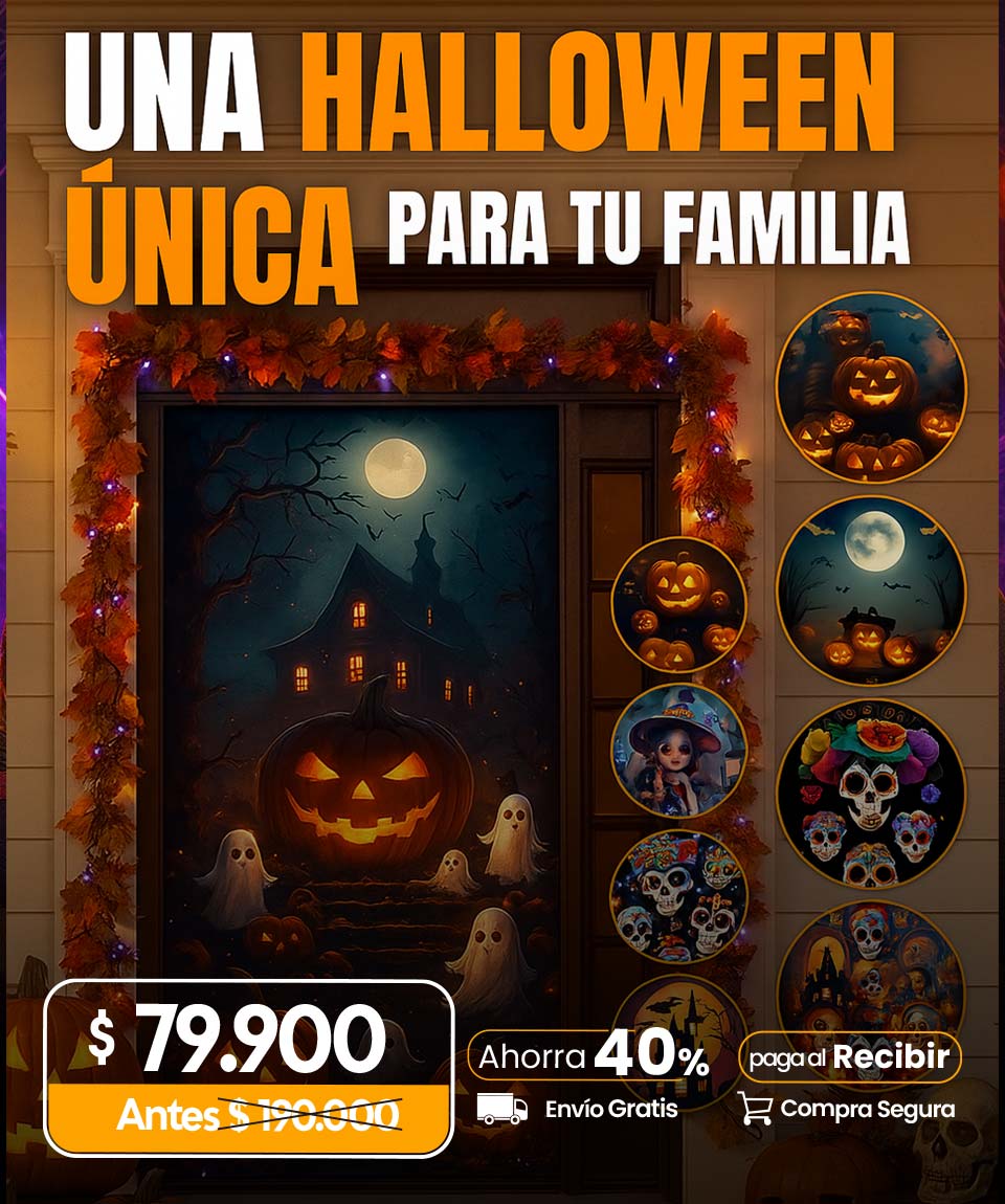 Funda de Halloween para puerta 🎃