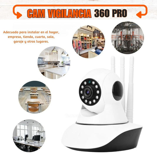 ✨💂🏻‍♀️ 2 Cámaras 360 Security Pro 📷 + ¡Memoria de 32GB de regalo! 🎁
