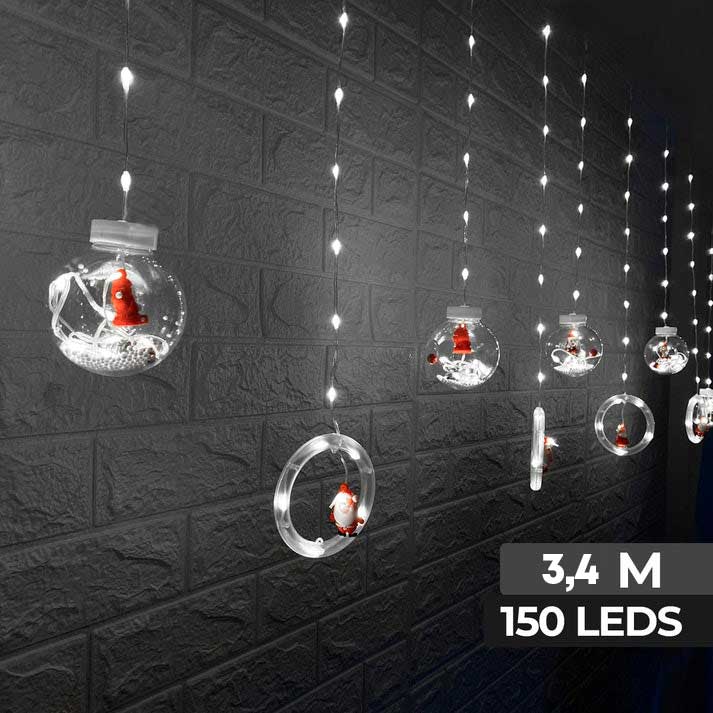 🎄✨Bolas y Aros Mágicos Luces Navideñas✨🎅
