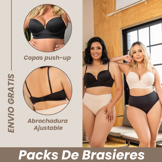 ✨💖 TRÍO BRASIER MÁGICO 💖✨ — Comodidad, Ajuste Perfecto y Soporte 24/7 👙🔥