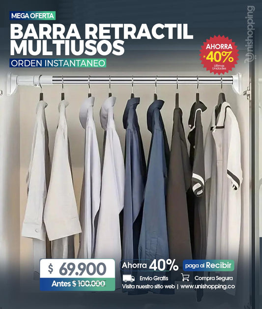 Barra Retráctil multiusos