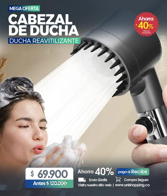 Cabezal de ducha 3 modos